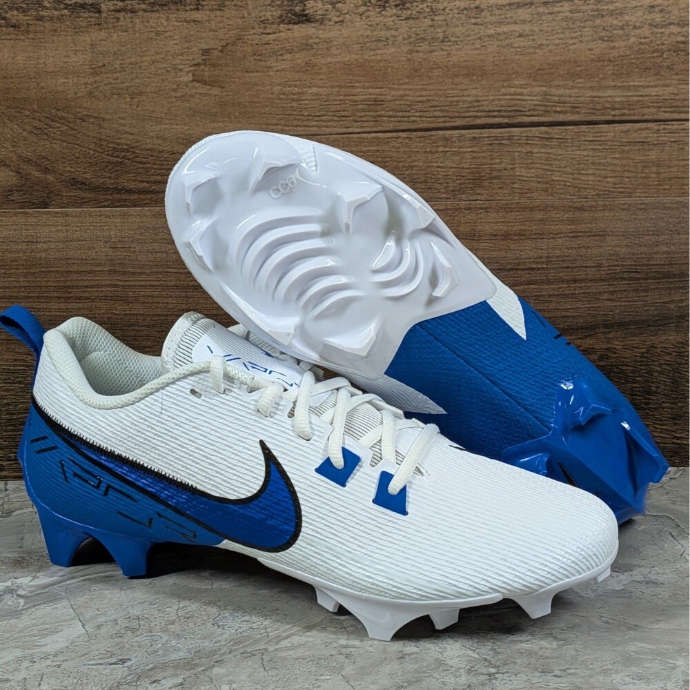 Nike Vapor Edge Speed 360 2 TB Men's 10 White Blue Football Cleats FN7764-108